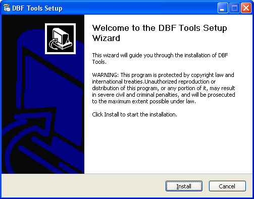 DBF Tools screen shot
